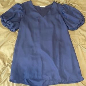 Navy blue blouse